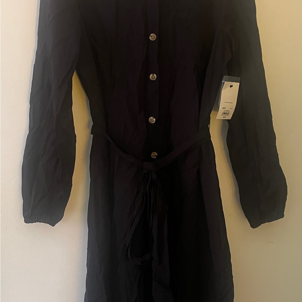 Nine West Black Button-Up Dress